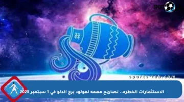 الاستثمارات الخطرة.. نصائح مهمة لمولود برج الدلو في 1 سبتمبر 2025
